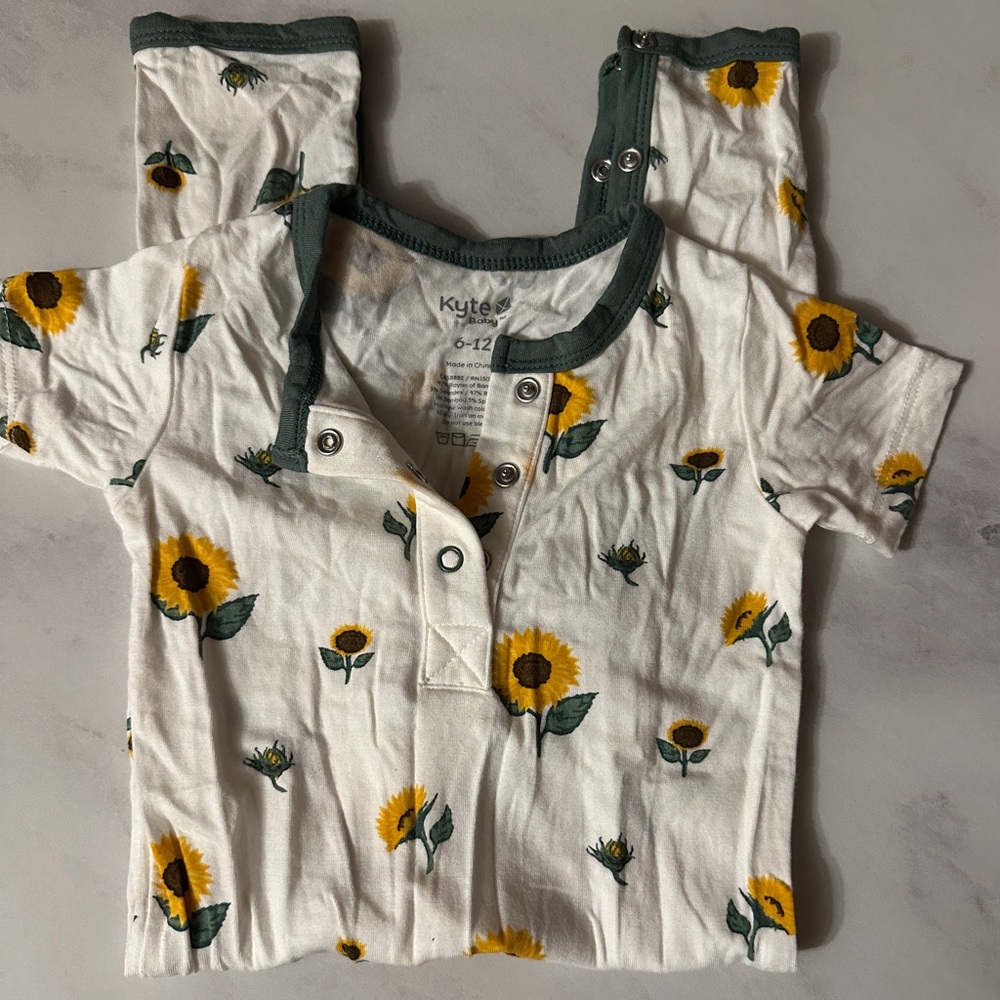 Kyte Sunflower Short Sleeve Longall
